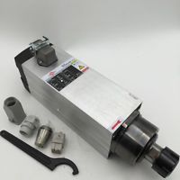 3.5KW ER25 Square Spindle Motor Air-Cooled 18000rpm AC220V CNC Woodworking